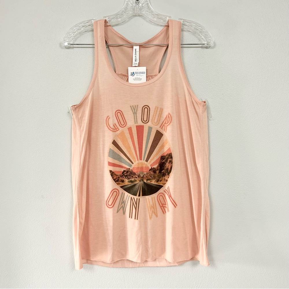 BELLA + CANVAS 🏖️ “Go Your Own Way” Tank - Size L